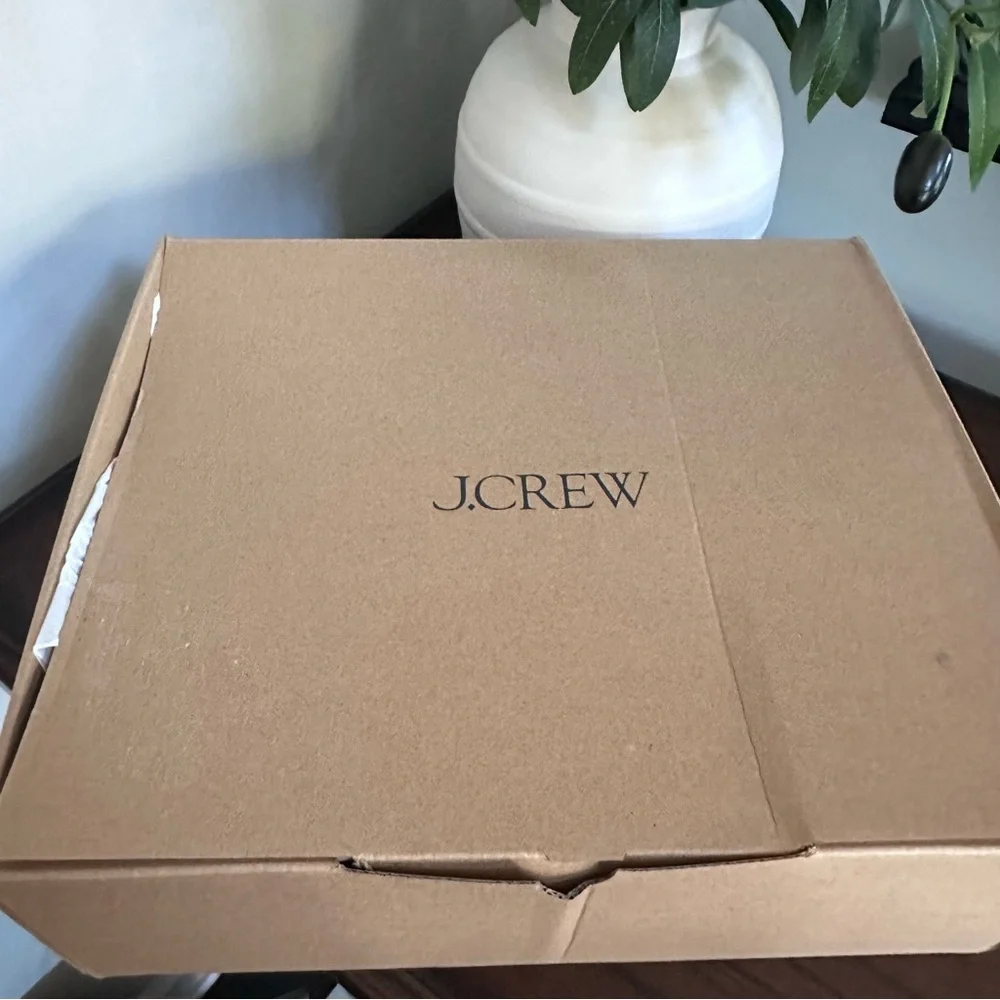 NIB J crew brown suede knee high boots Dark Walnut color‎